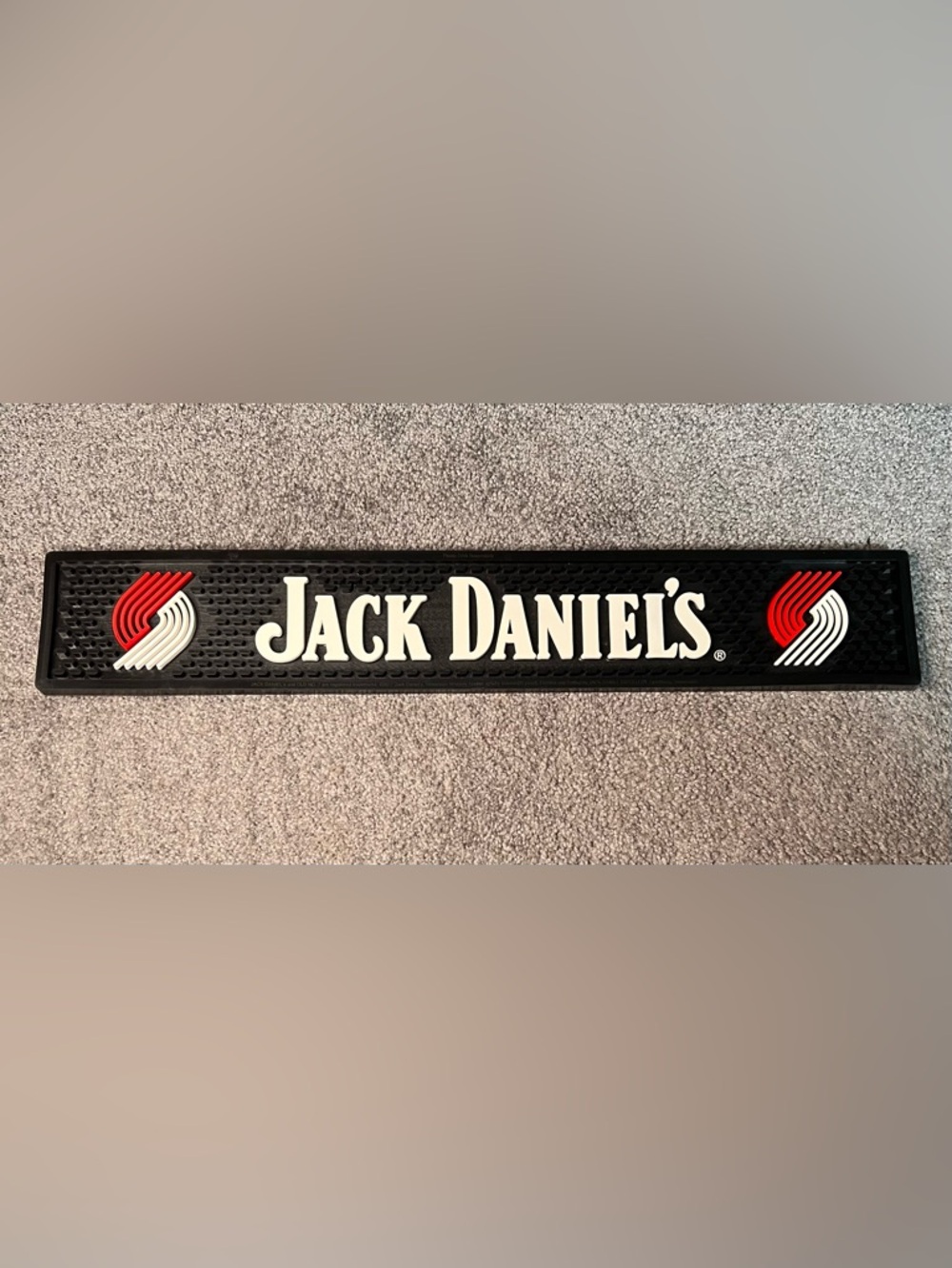 Jack Daniel’s bar mat,Portland Trailblazers, bar accessories, drinks